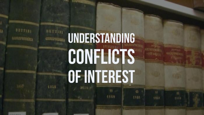 Client attorney interference relationship interest litigation conflicts creating