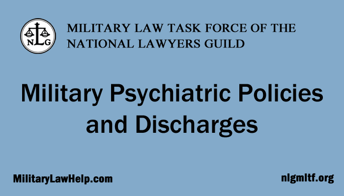 Attorney for military discharge