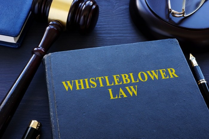 Attorney for whistleblower protection