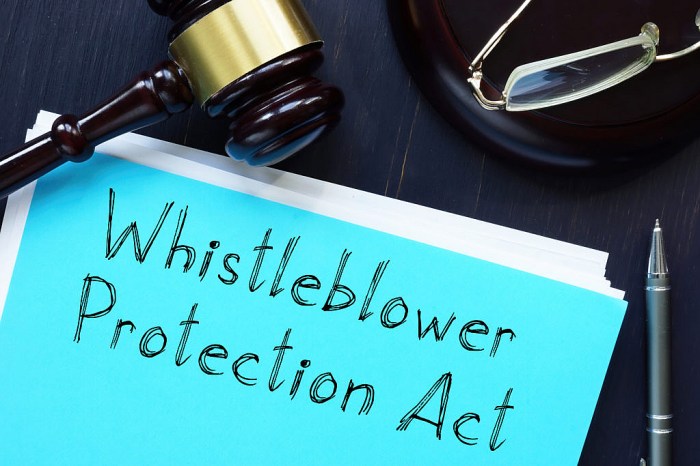 Attorney for whistleblower protection